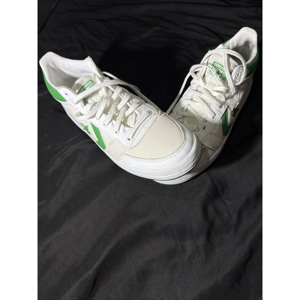 Converse Fastbreak 83 Mid White Lucky Green Sneakers 156973C Mens 9 Womens 10.5